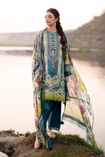 Nishat Linen 3 Piece - Digital Printed Embroidered Suit - 42501640 Online Shopping